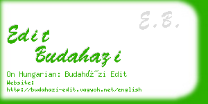 edit budahazi business card